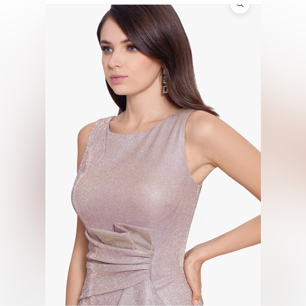 Betsey Johnson “Serene” Long Galaxy Glitter Gown - Picture 2 of 3